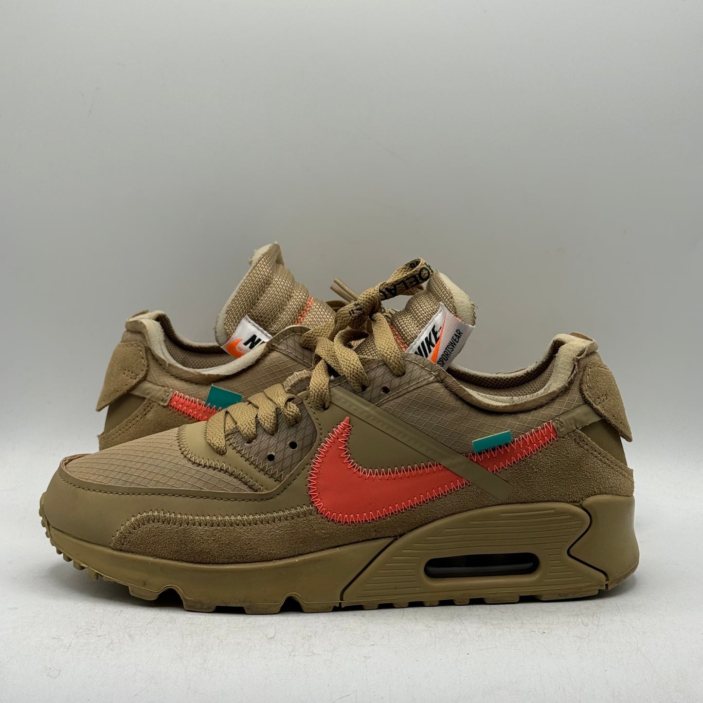 (Used) Nike Air Max 90 Off-White Desert Ore Size 6.5