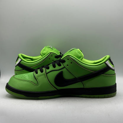 (Used) Nike SB Dunk Powerpuff Girl Buttercup Size 11.5