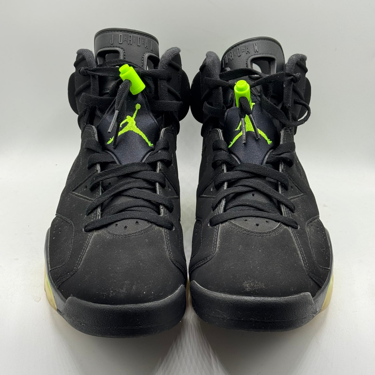 (USED) NO BOX Jordan 6 Electric Green Size 11.5