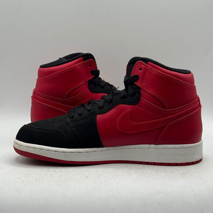 (Used No Box) Jordan 1 High BG Red/Black Size 6Y