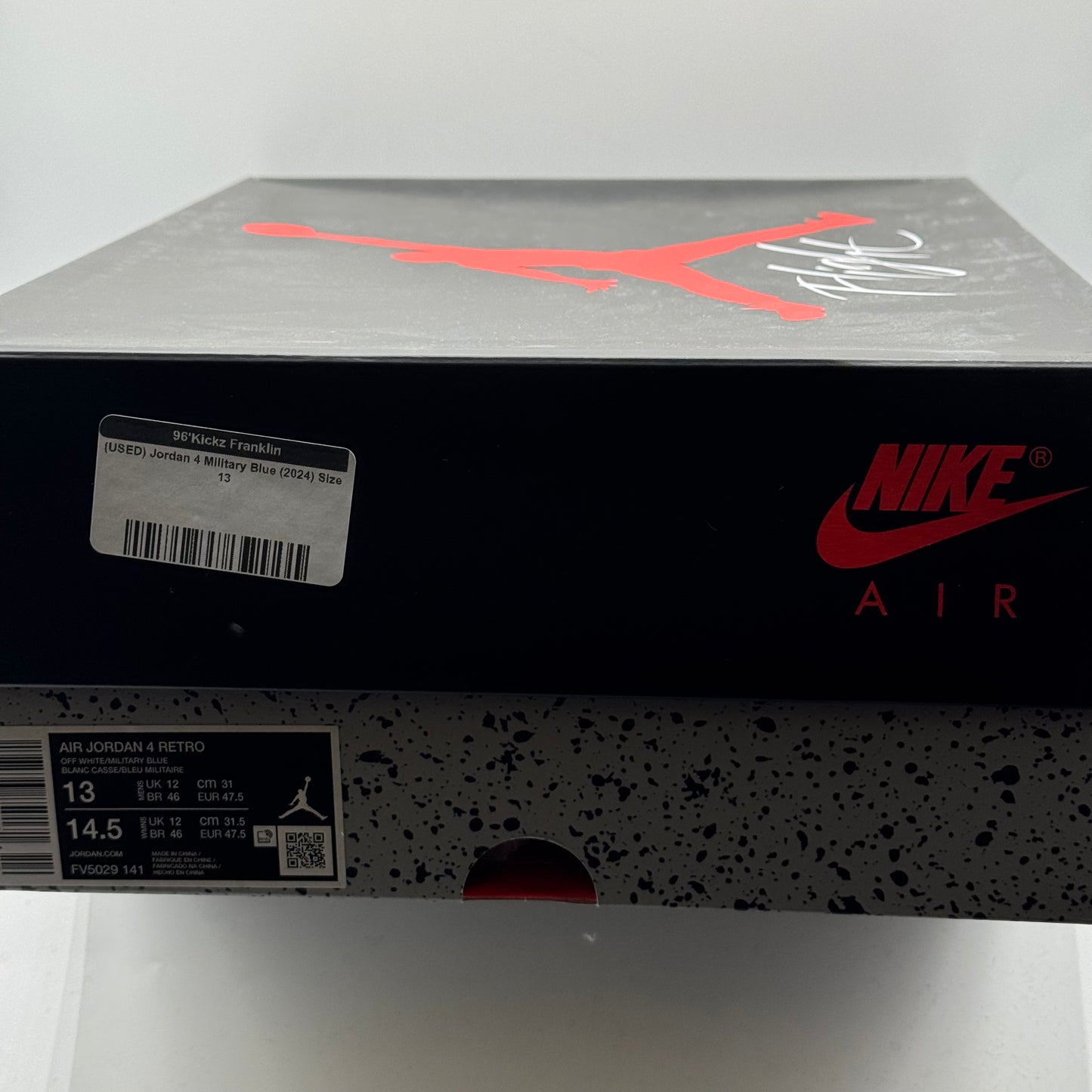 (USED) Jordan 4 Military Blue (2024) Size 13