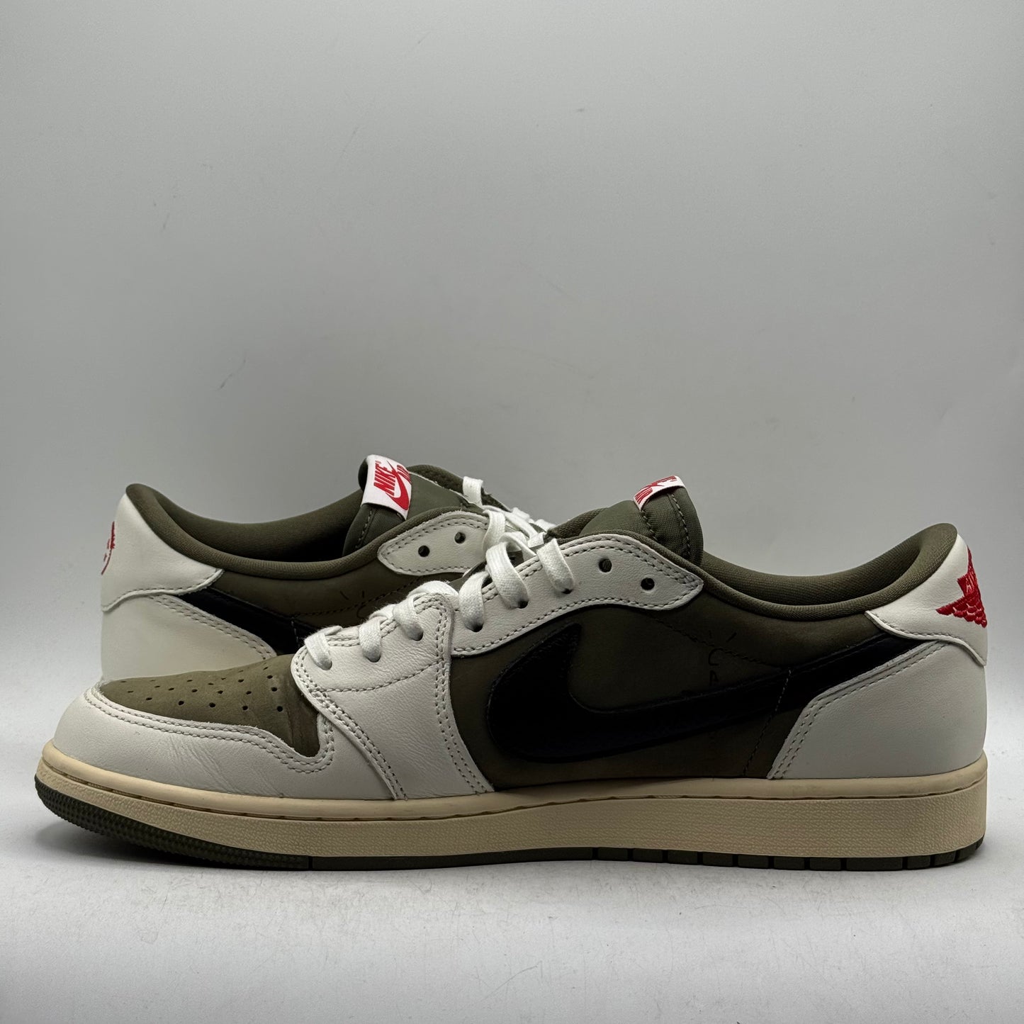 (Used) Jordan 1 Low Travis Scott Medium Olive Size 12
