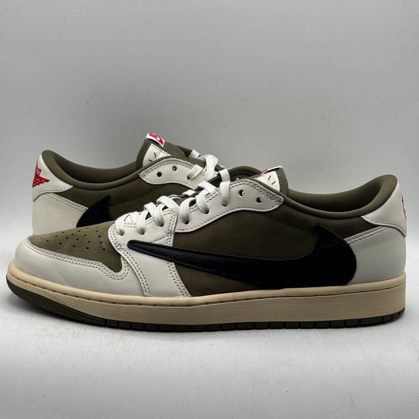 (Used) Jordan 1 Low Travis Scott Medium Olive Size 12
