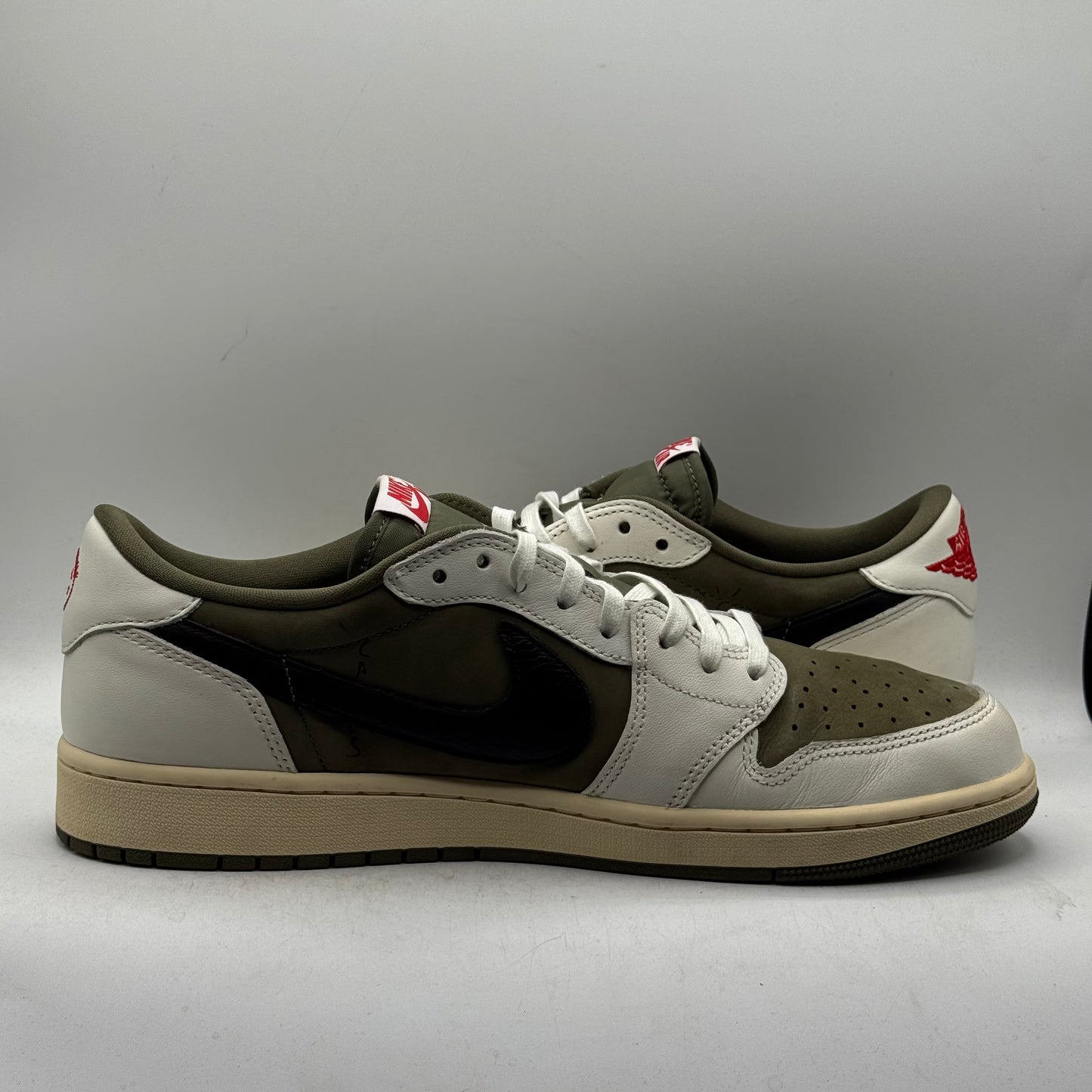 (Used) Jordan 1 Low Travis Scott Medium Olive Size 12