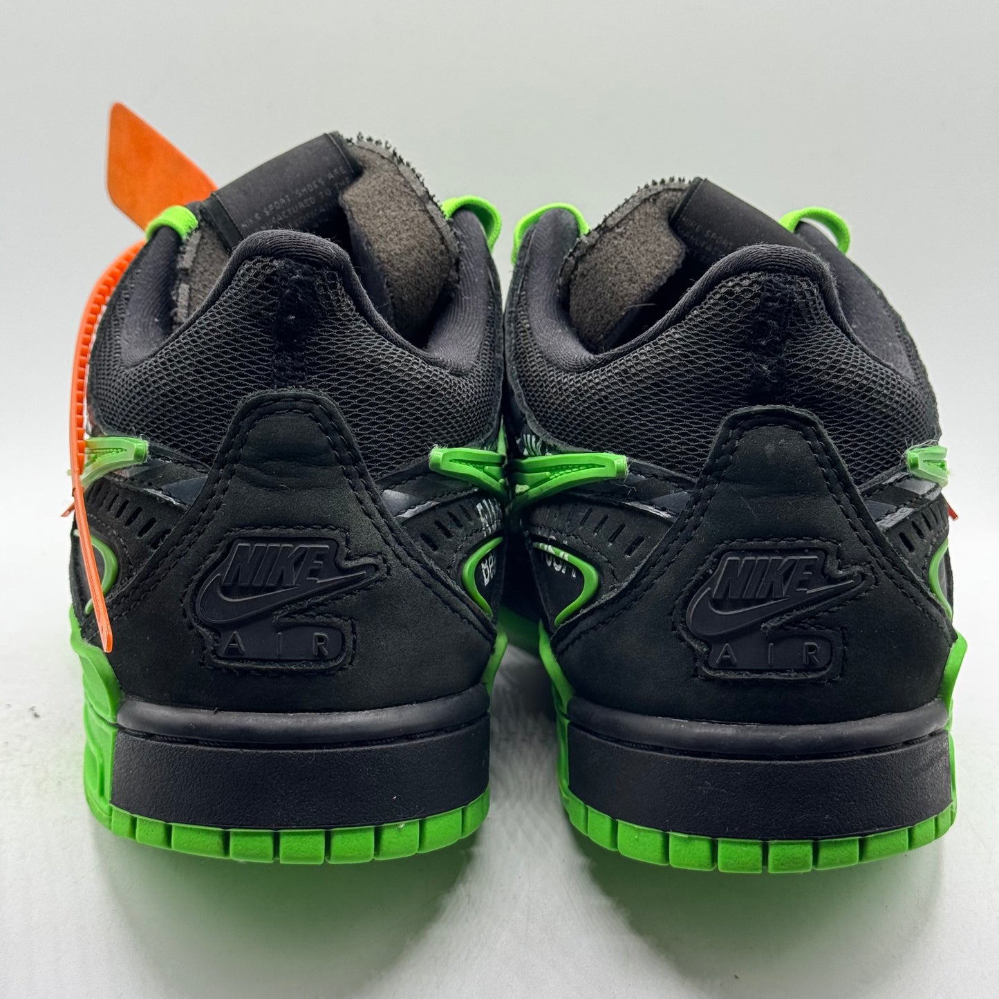 (USED NO BOX) Nike Air Rubber Dunk Off-White Green Strike Size 10