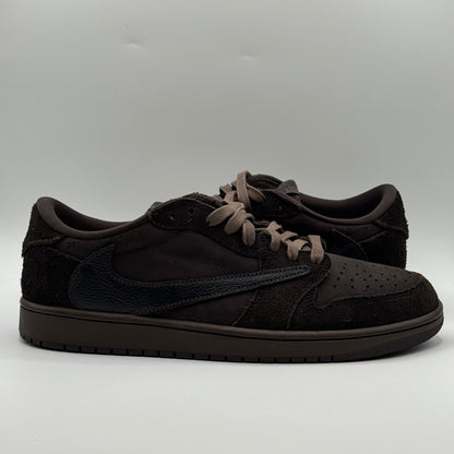 (USED) Jordan 1 Low Travis Scott Velvet Brown Size 11