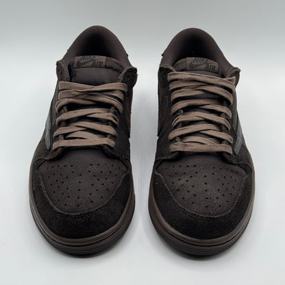 (USED) Jordan 1 Low Travis Scott Velvet Brown Size 11