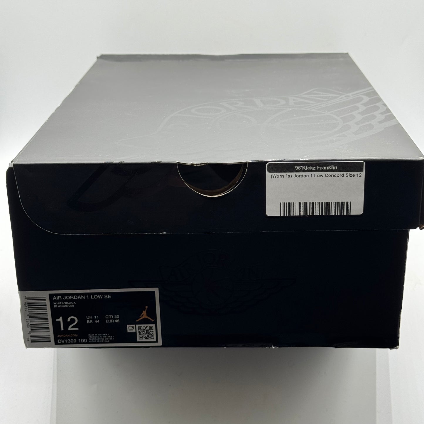 (Worn 1x) Jordan 1 Low Concord Size 12