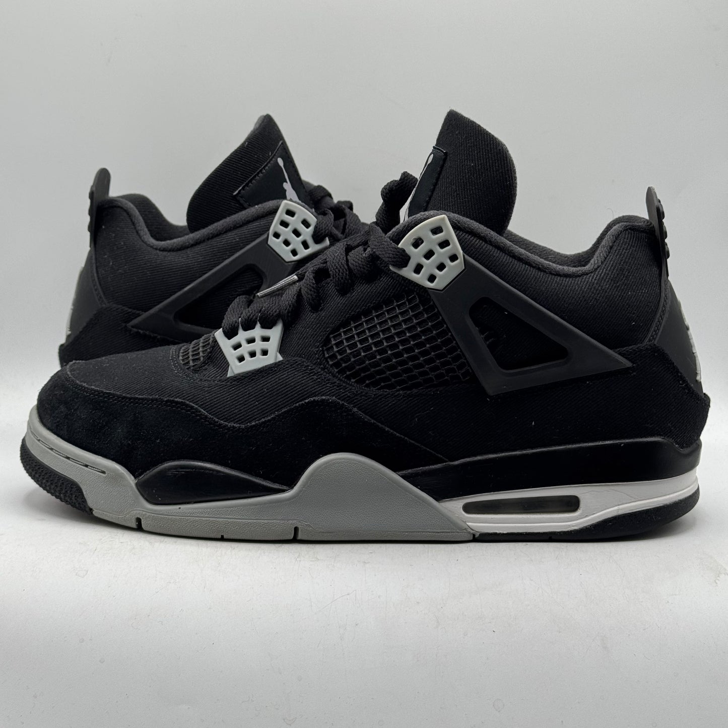 (Used) Jordan 4 Black Canvas Size 13