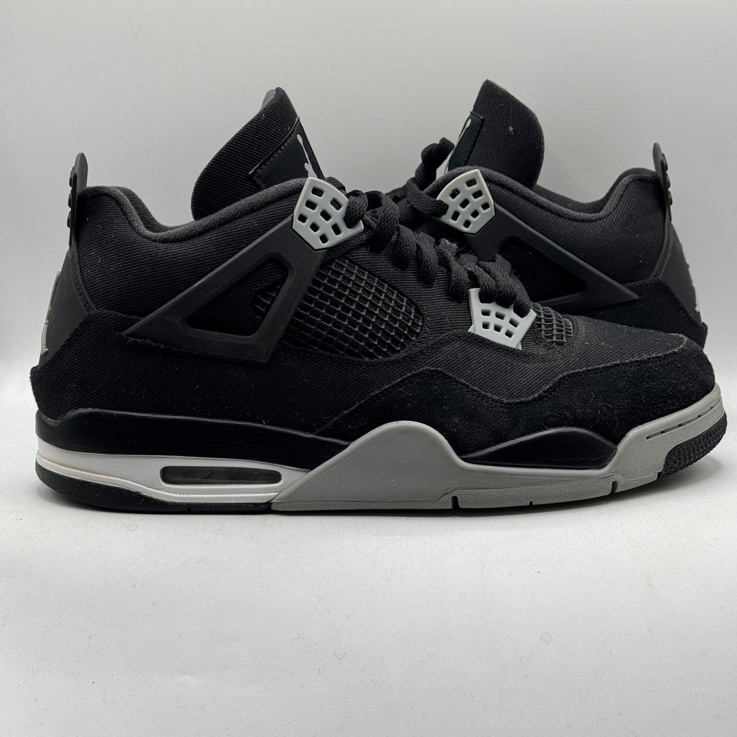 (Used) Jordan 4 Black Canvas Size 13