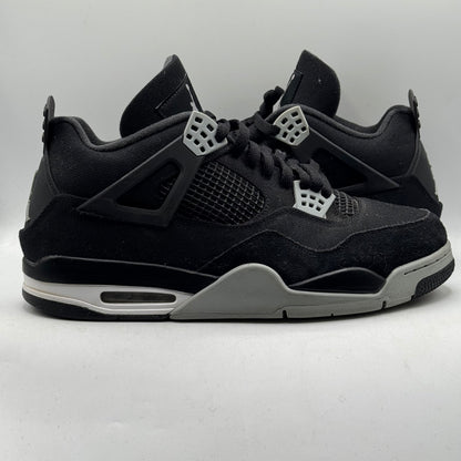 (Used) Jordan 4 Black Canvas Size 13