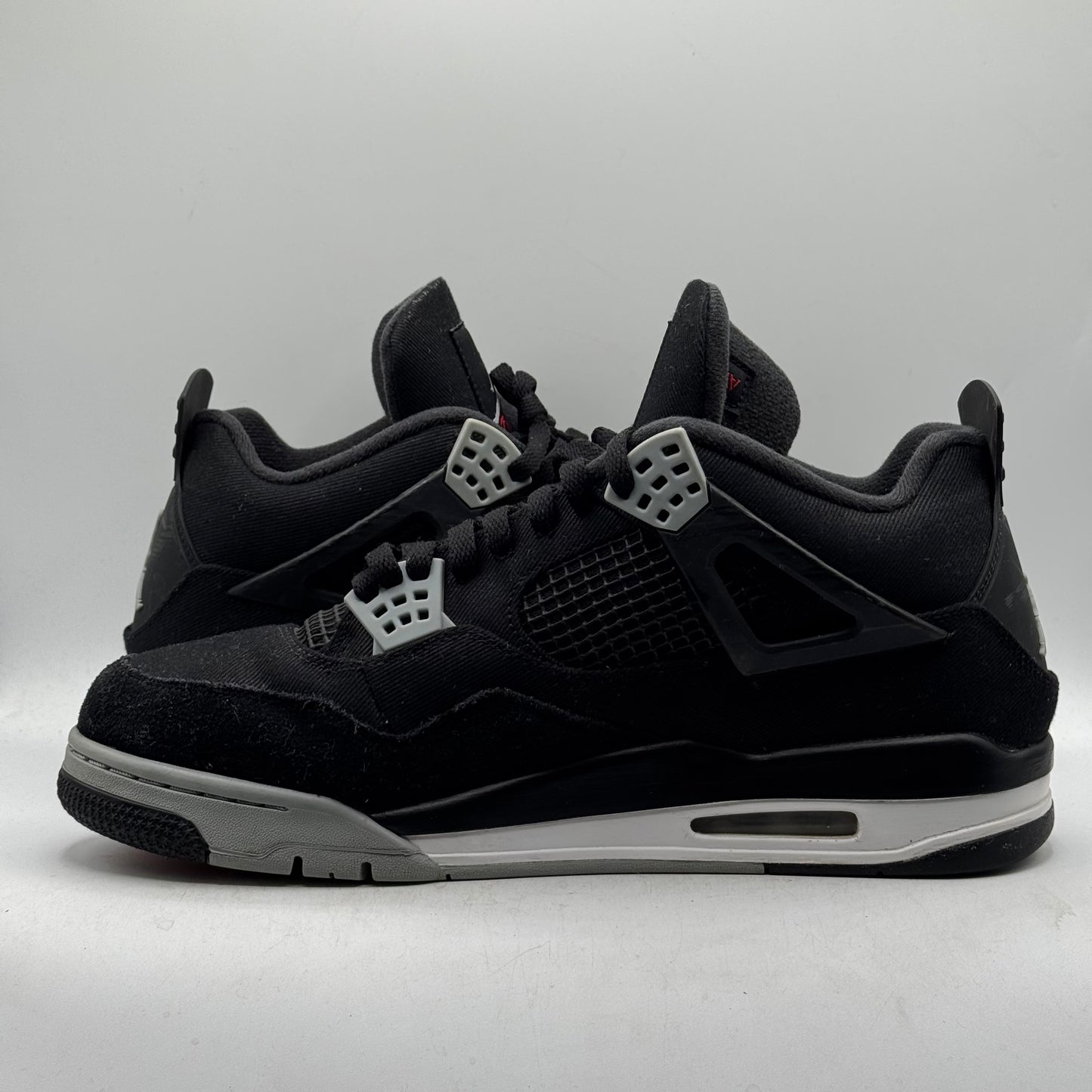 (Used) Jordan 4 Black Canvas Size 13