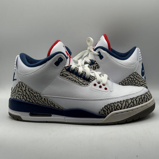 (USED) Jordan 3 True Blue Size 10.5