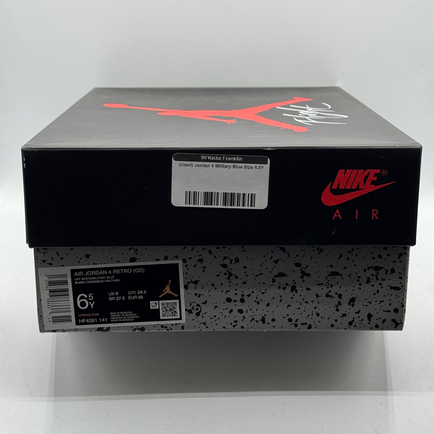(Used) Jordan 4 Military Blue Size 6.5Y