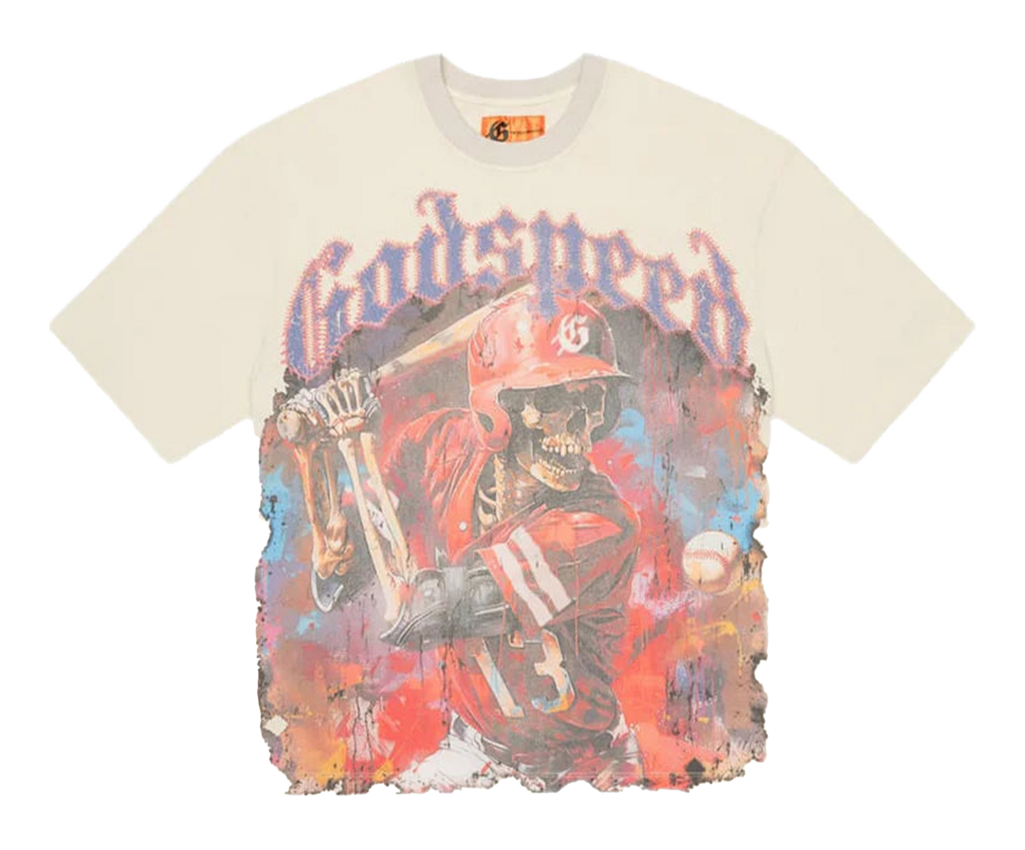 GodSpeed Baseball T-Shirt (Cream)