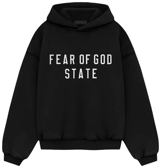 Essentials Fear Of God Heavyweight Fleece Hoodie Black