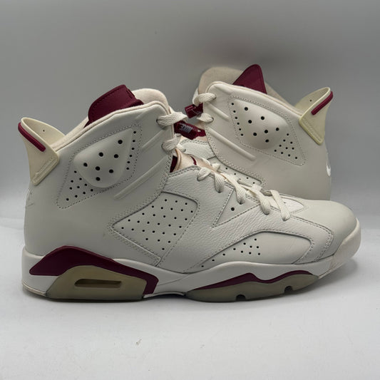 (Used Replacement Box) Jordan 6 Maroon Size 10.5