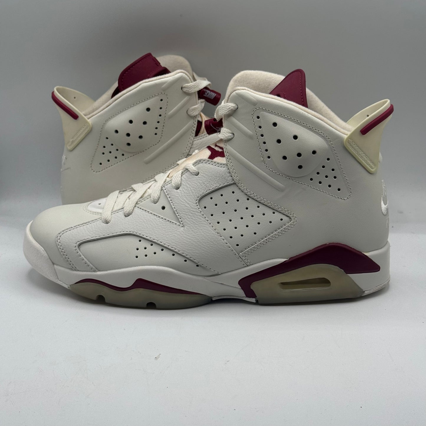 (Used Replacement Box) Jordan 6 Maroon Size 10.5