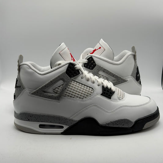 (USED) Jordan 4 White Cement (2025) Size 11