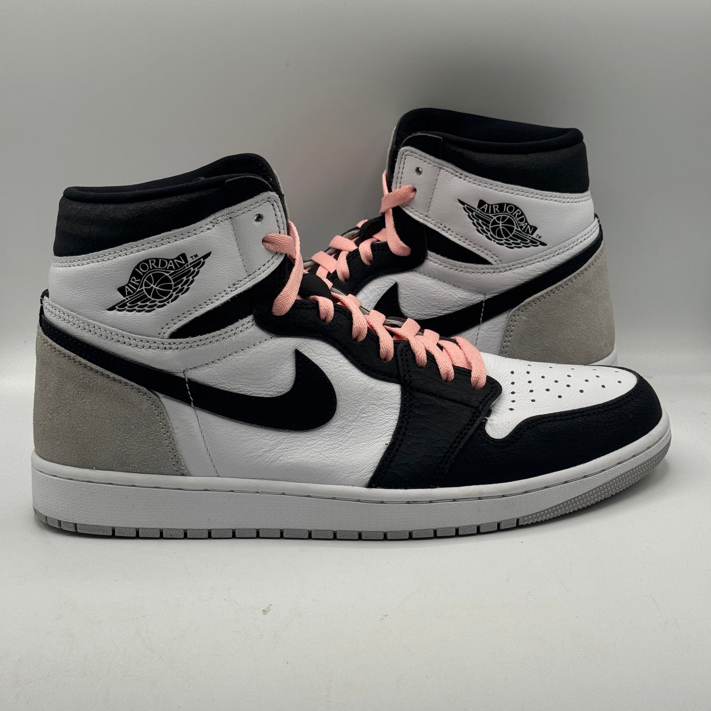 (USED) Jordan 1 High White Bleached Coral Size 12