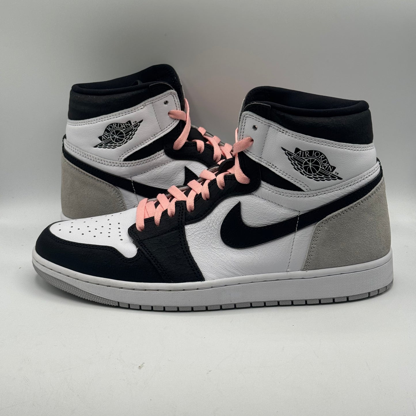 (USED) Jordan 1 High White Bleached Coral Size 12