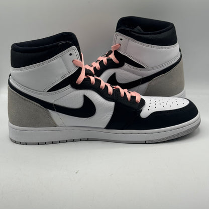 (USED) Jordan 1 High White Bleached Coral Size 12