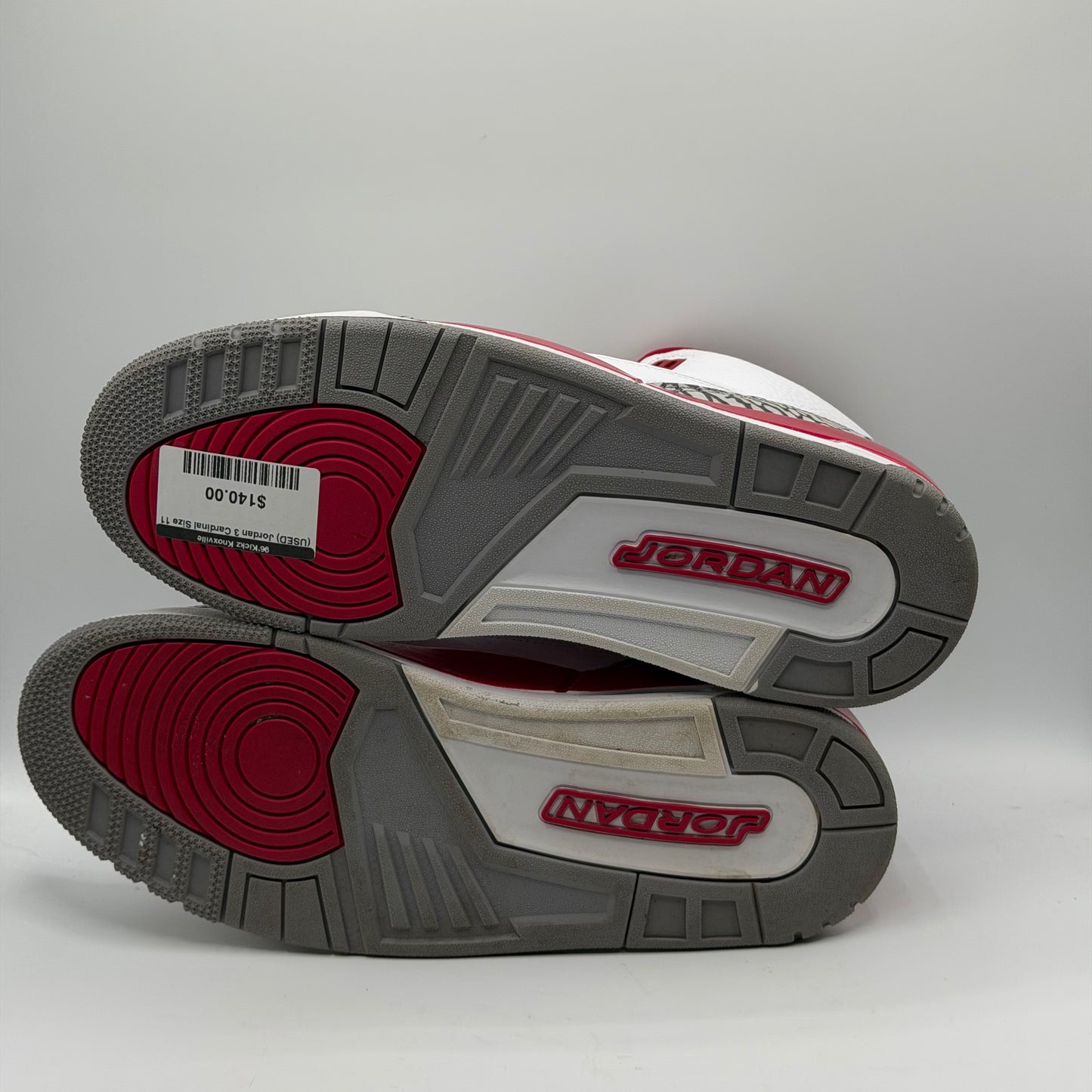 (USED) Jordan 3 Cardinal Size 11