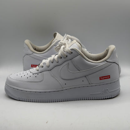 (USED) Nike Air Force 1 Supreme White Size 9