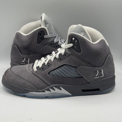 (USED MISSING ONE GREY LACE) Jordan 5 Retro Wolf Grey (2026) Size 11