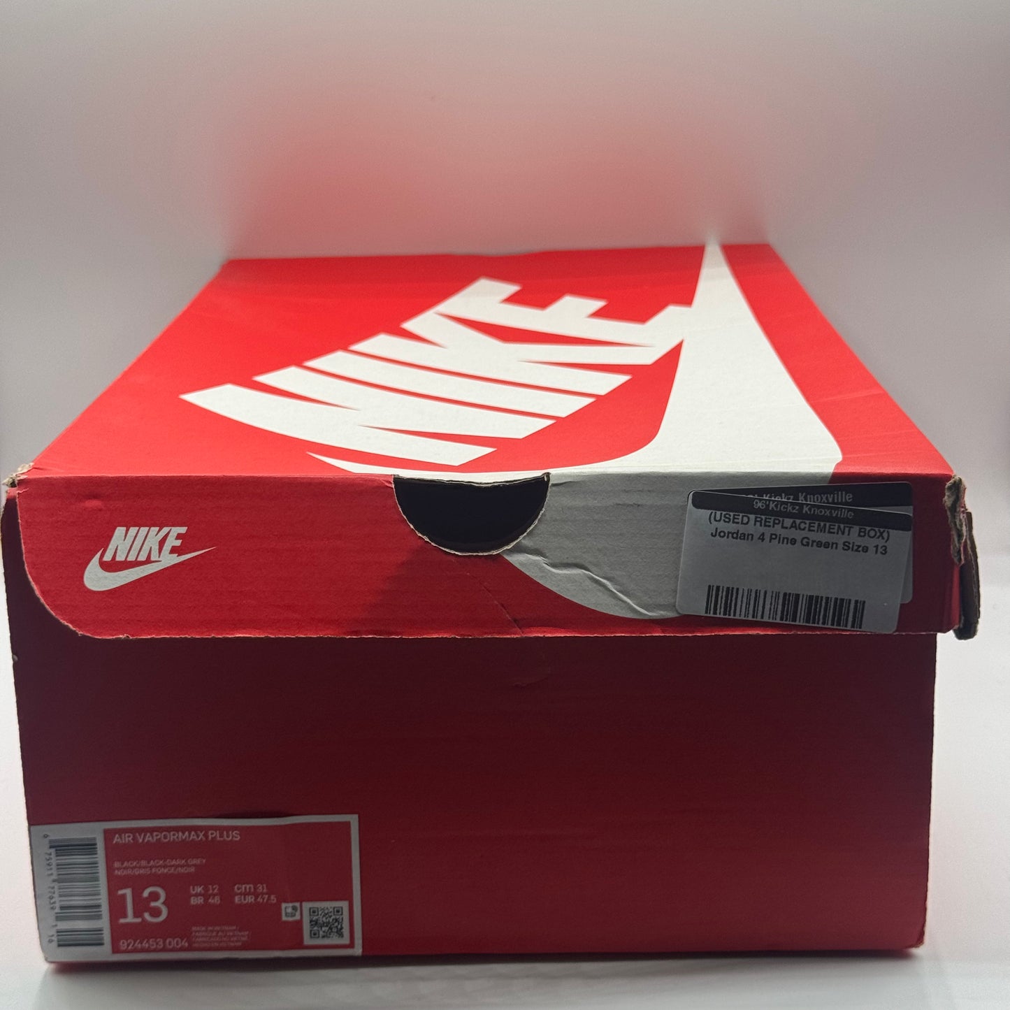 (USED REPLACEMENT BOX) Jordan 4 Pine Green Size 13