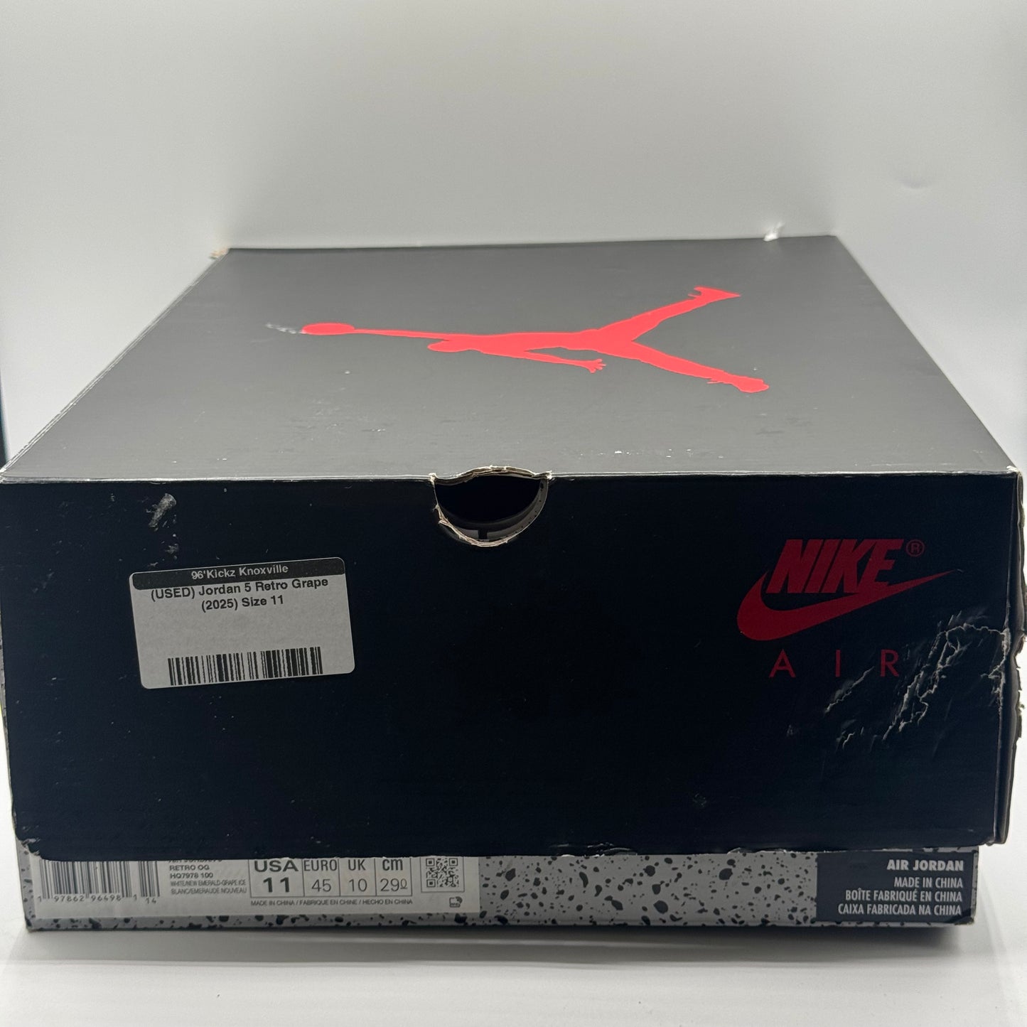 (USED) Jordan 5 Retro Grape (2025) Size 11