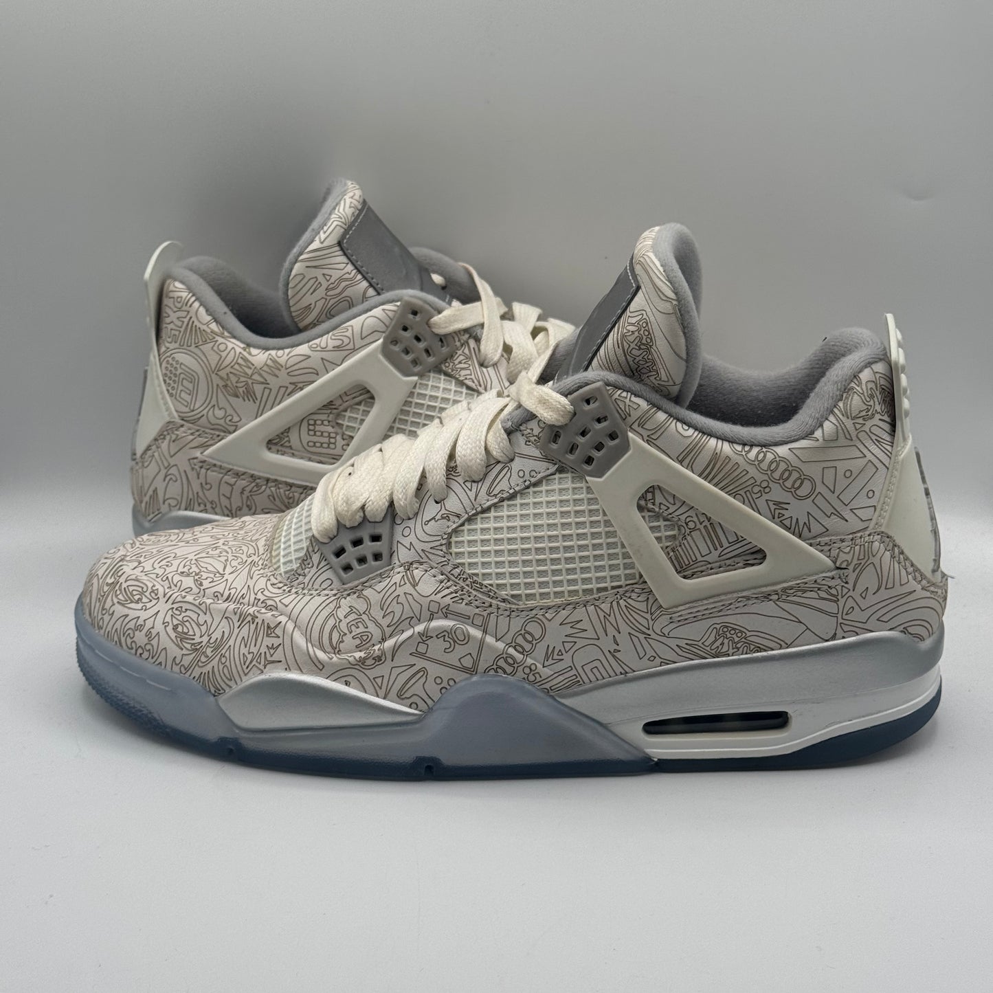 (USED NO BOX) Jordan 4 Retro 30th Anniversary Laser Size 10.5