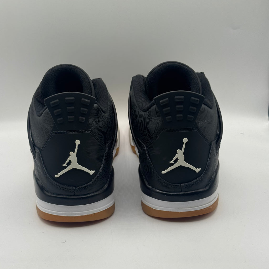 (USED) Jordan 4 Retro Laser Black Gum Size 10