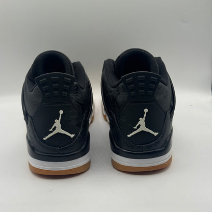 (USED) Jordan 4 Retro Laser Black Gum Size 10