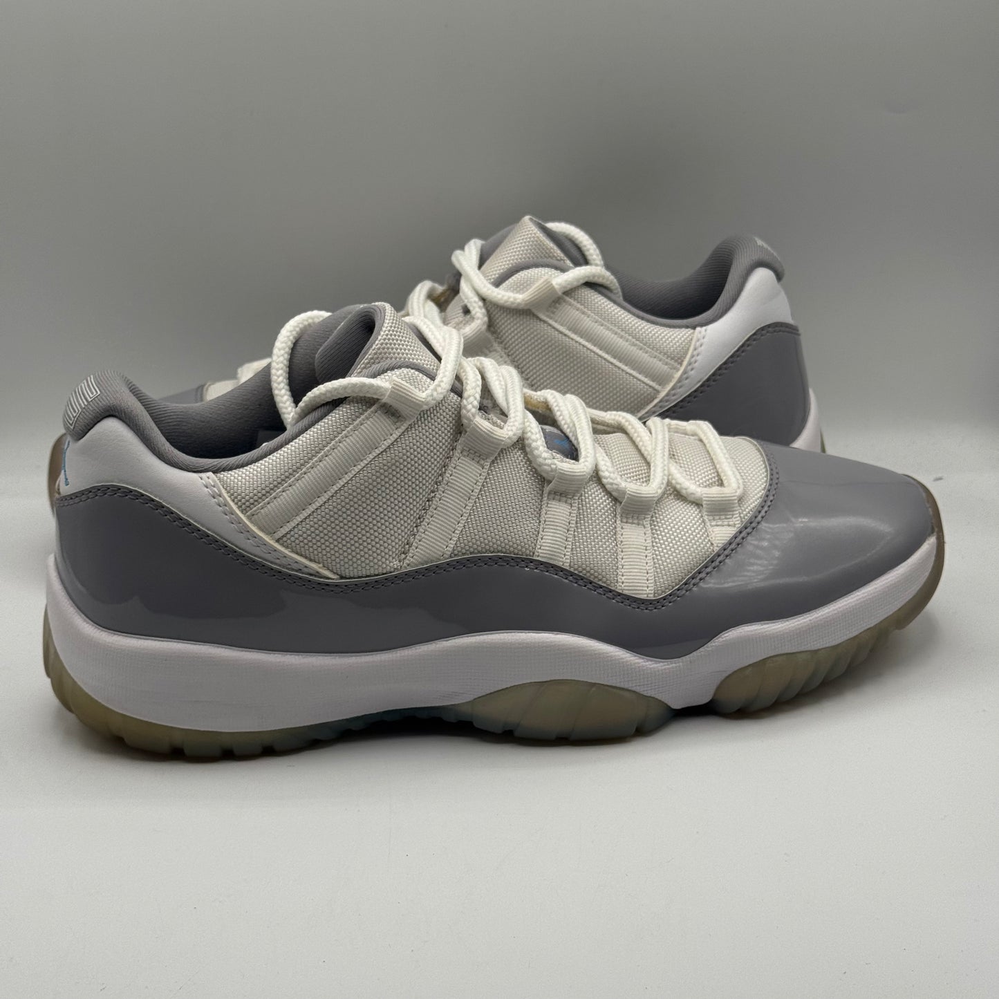(USED REP BOX) Jordan 11 Retro Low Cement Grey Size 9.5