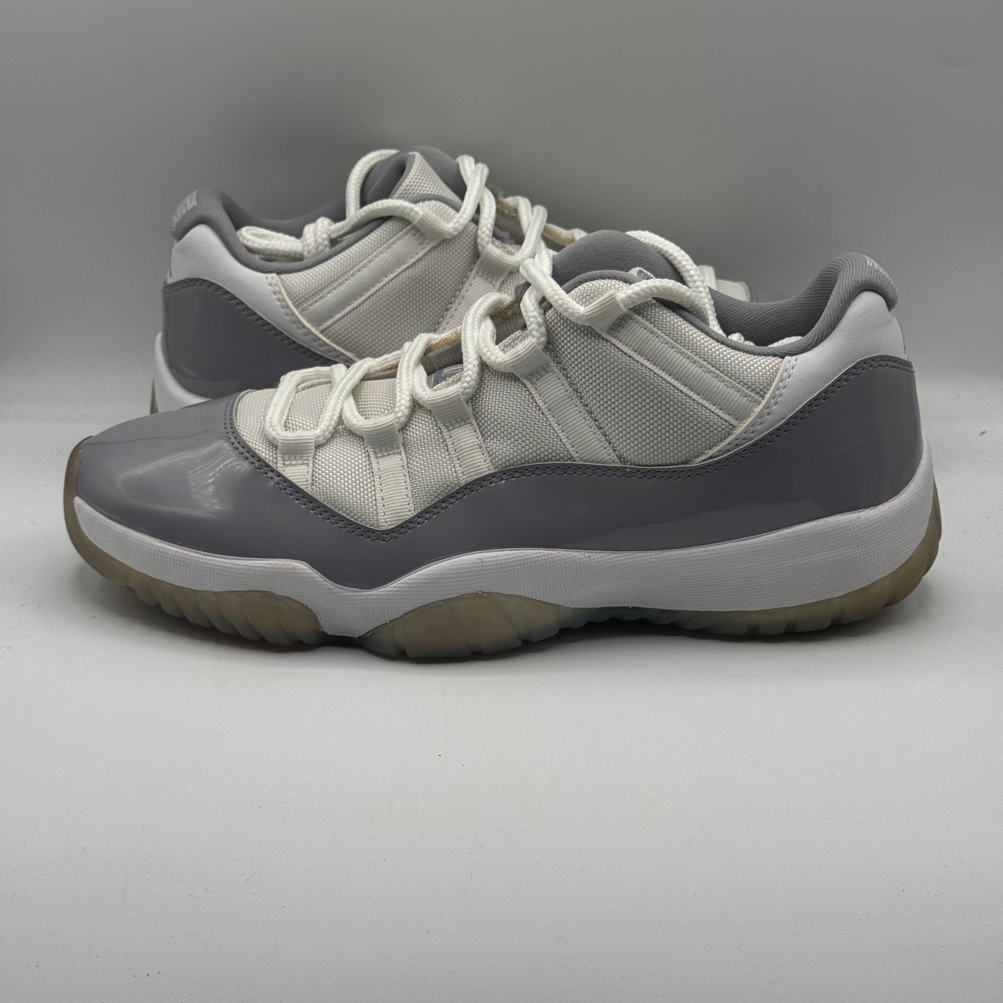 (USED REP BOX) Jordan 11 Retro Low Cement Grey Size 9.5
