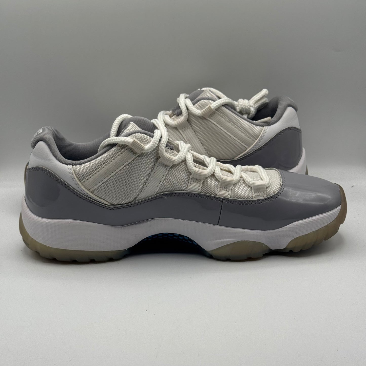 (USED REP BOX) Jordan 11 Retro Low Cement Grey Size 9.5