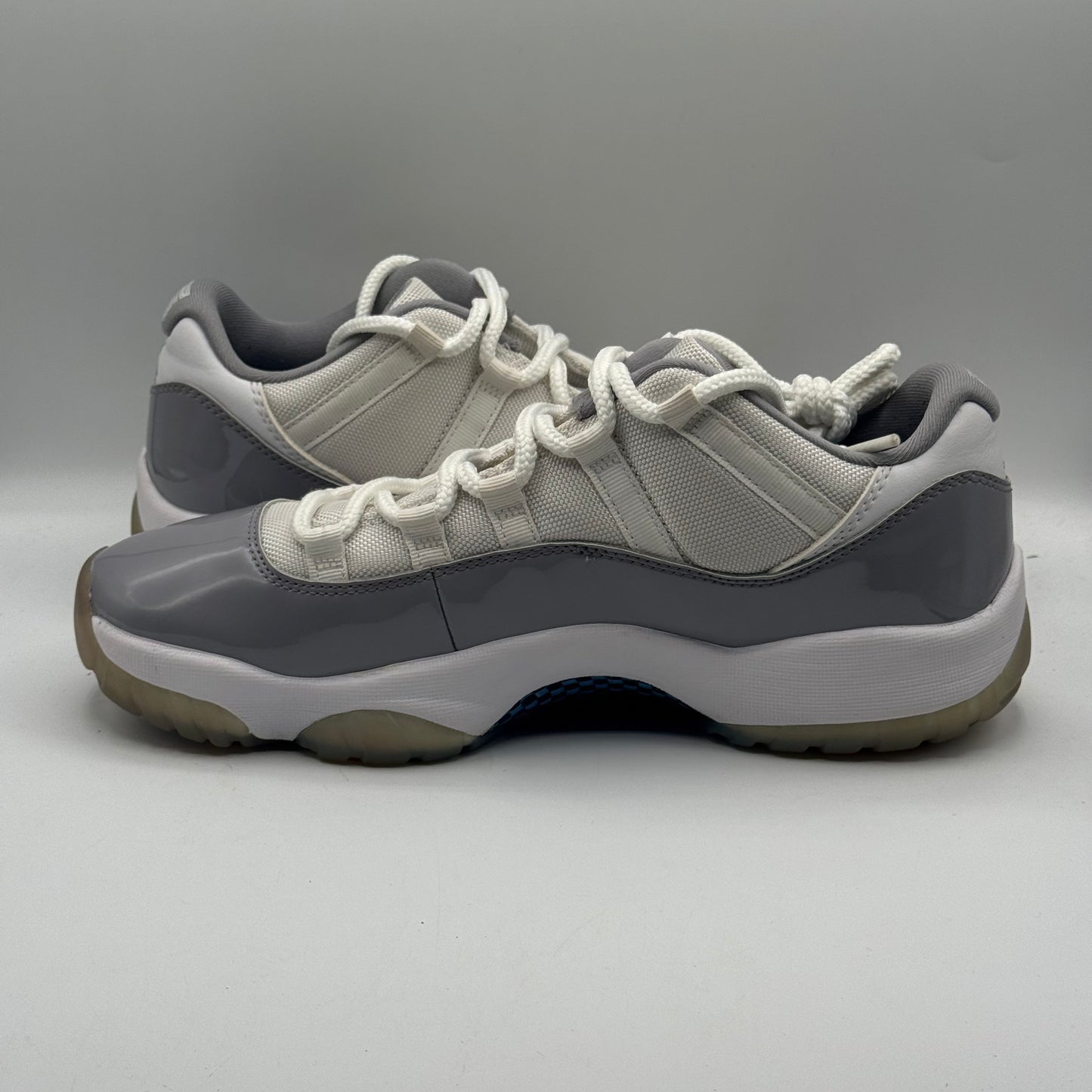 (USED REP BOX) Jordan 11 Retro Low Cement Grey Size 9.5