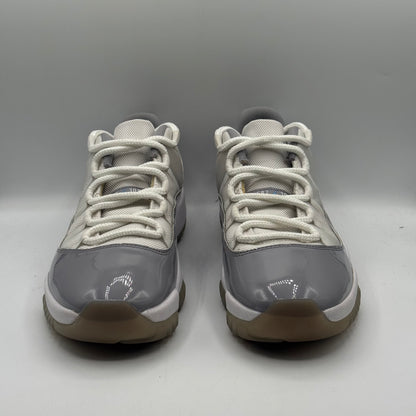 (USED REP BOX) Jordan 11 Retro Low Cement Grey Size 9.5