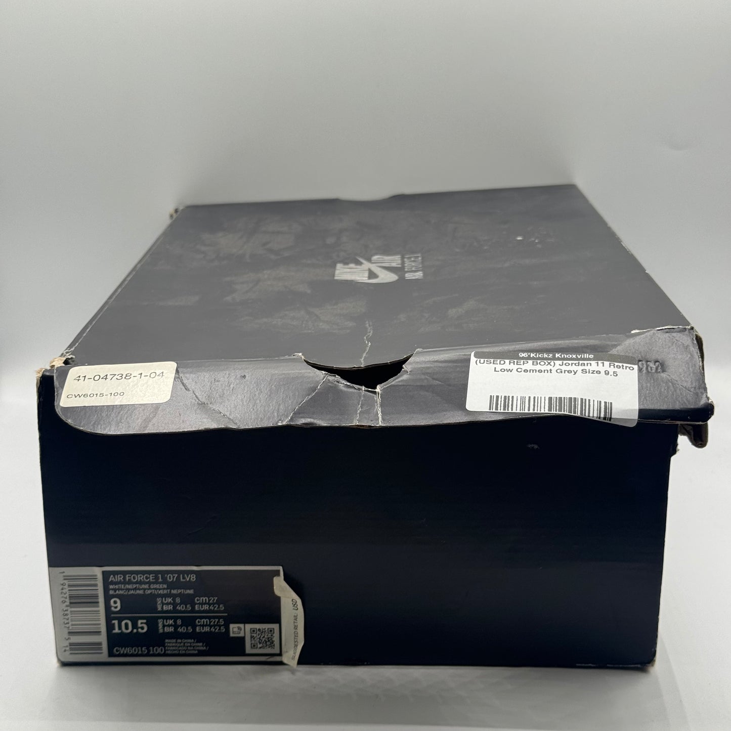 (USED REP BOX) Jordan 11 Retro Low Cement Grey Size 9.5