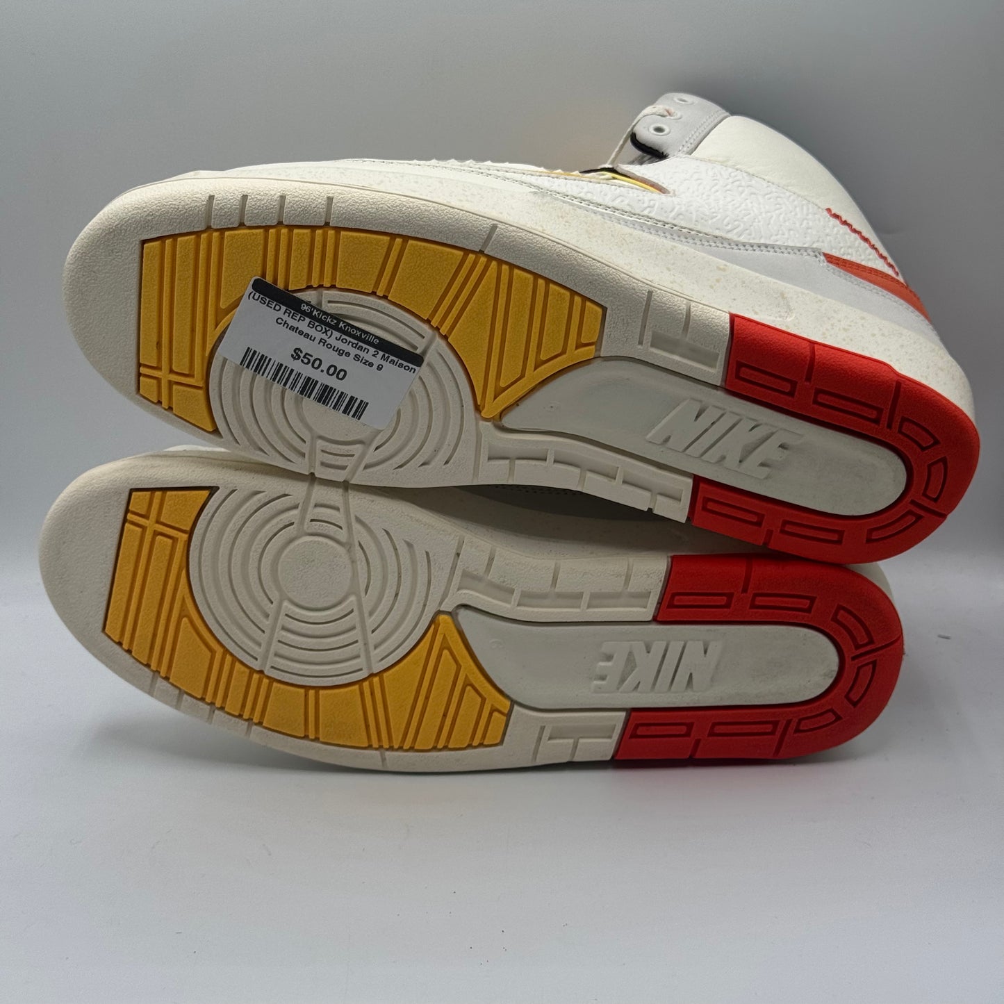 (USED REP BOX) Jordan 2 Maison Chateau Rouge Size 9