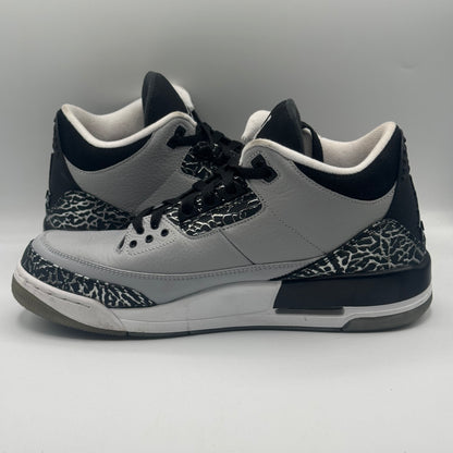 (USED) Jordan 3 Retro Wolf Grey Size 10 No Box
