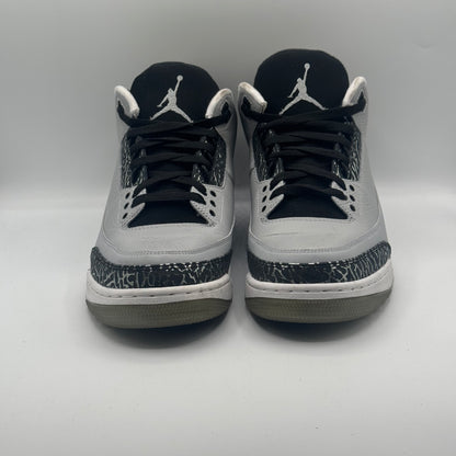(USED) Jordan 3 Retro Wolf Grey Size 10 No Box