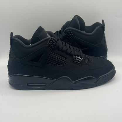 (USED WORN ONCE 2025) Jordan 4 Retro Black Cat Size 10