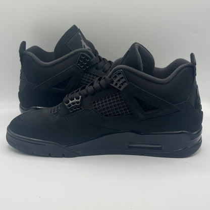 (USED WORN ONCE 2025) Jordan 4 Retro Black Cat Size 10