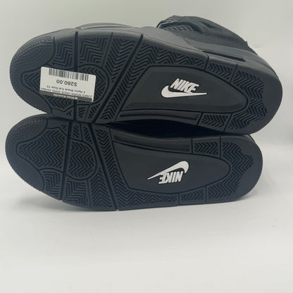 (USED WORN ONCE 2025) Jordan 4 Retro Black Cat Size 10