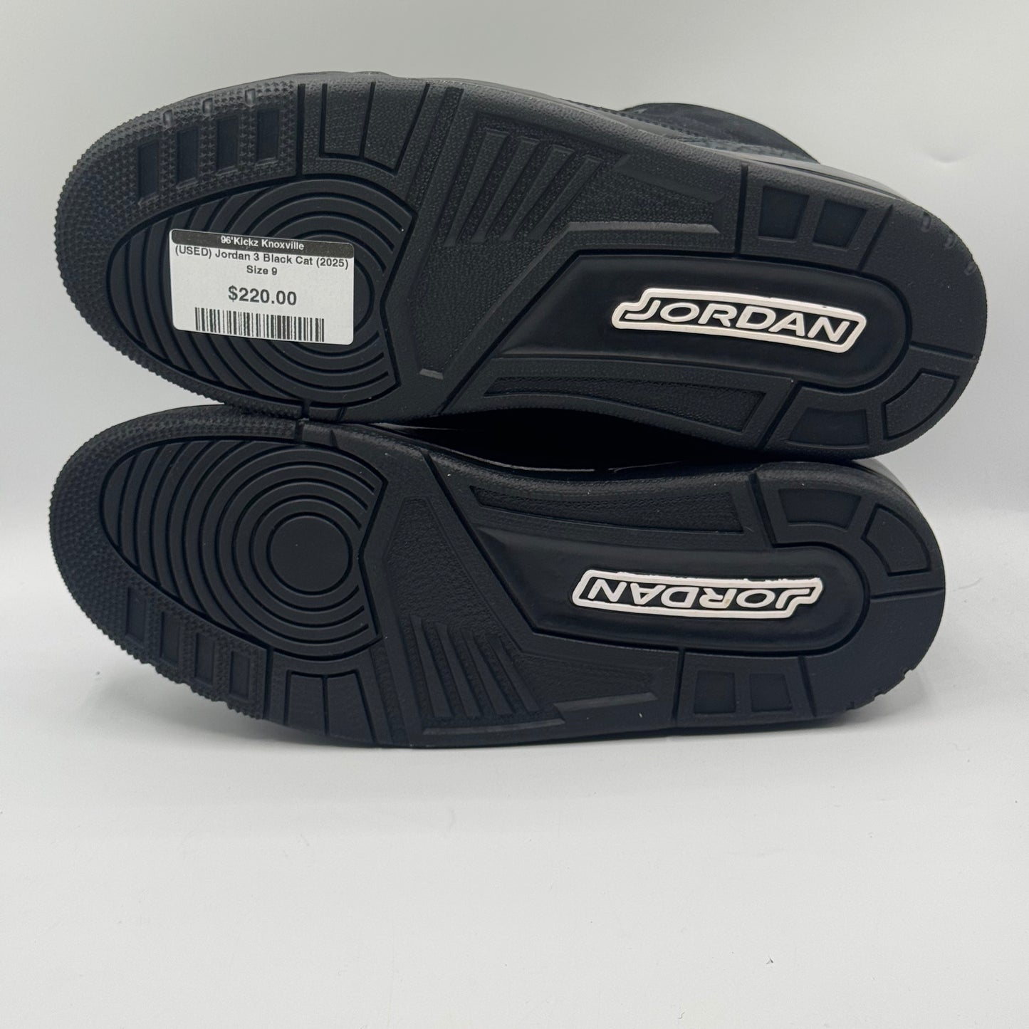 (USED) Jordan 3 Black Cat (2025) Size 9
