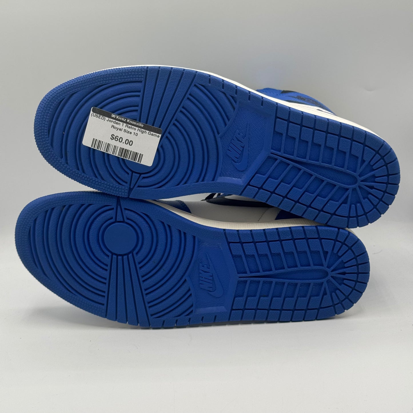 (USED) Jordan 1  Retro High Game Royal Size 10
