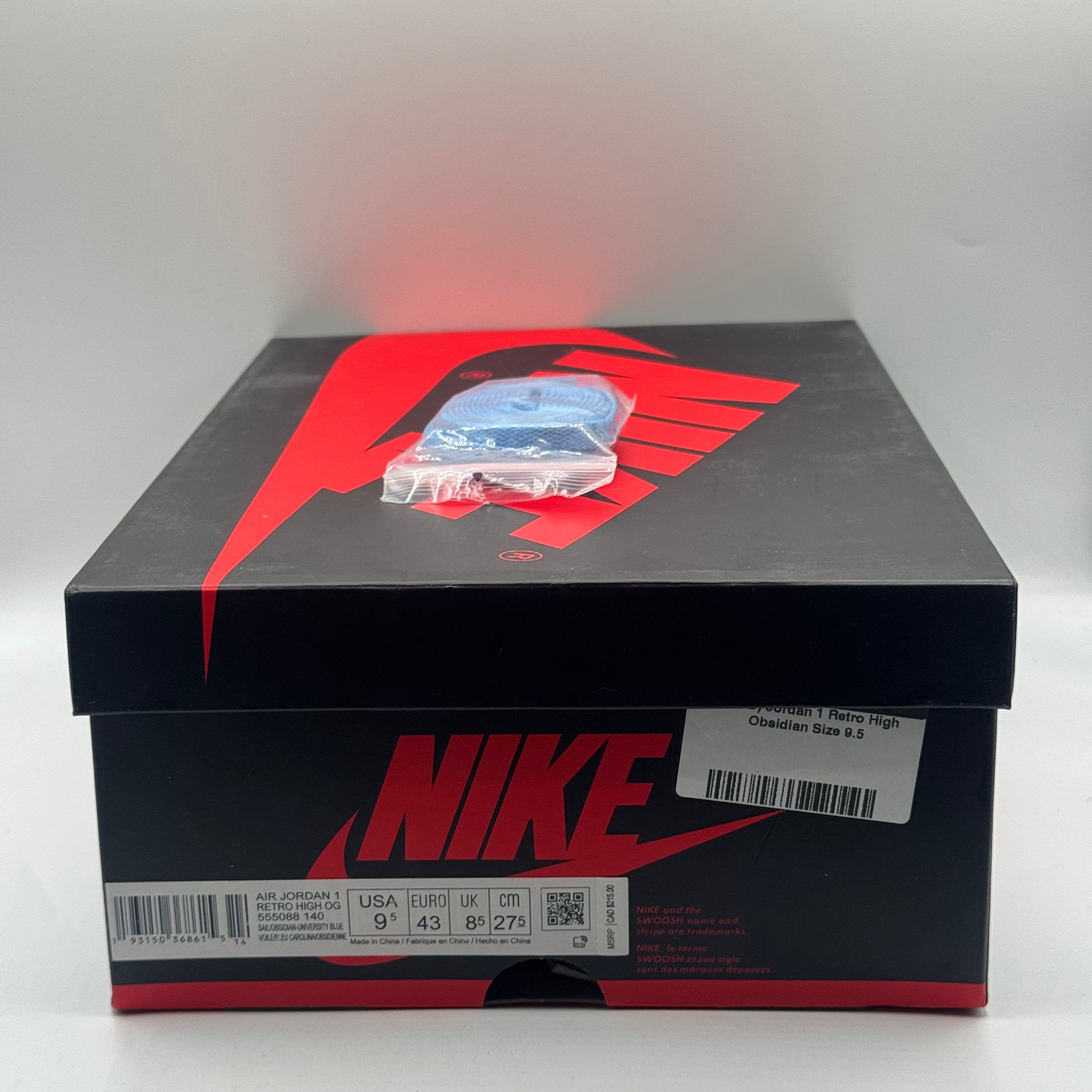 (USED) Jordan 1 Retro High Obsidian Size 9.5