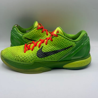 (USED NO BOX 2020) Nike Kobe 6 Protro Grinch Size 9.5